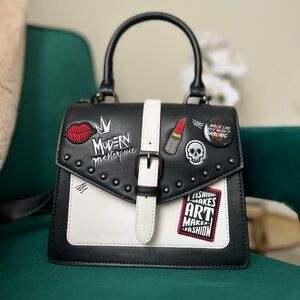 Disney Cruella Modern Masterpiece Handbag Crossbody Loungefly